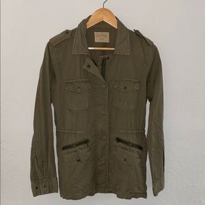 Velvet Olive Utility Jacket